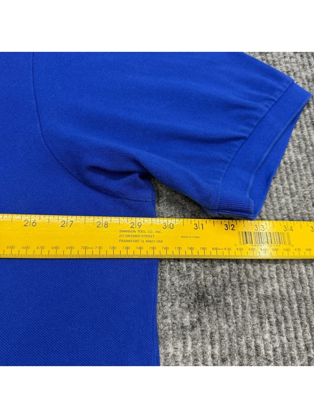 Polo Ralph Lauren Polo Shirt Mens Big 3XB Blue Big Pony 3 Patch Pique Casual